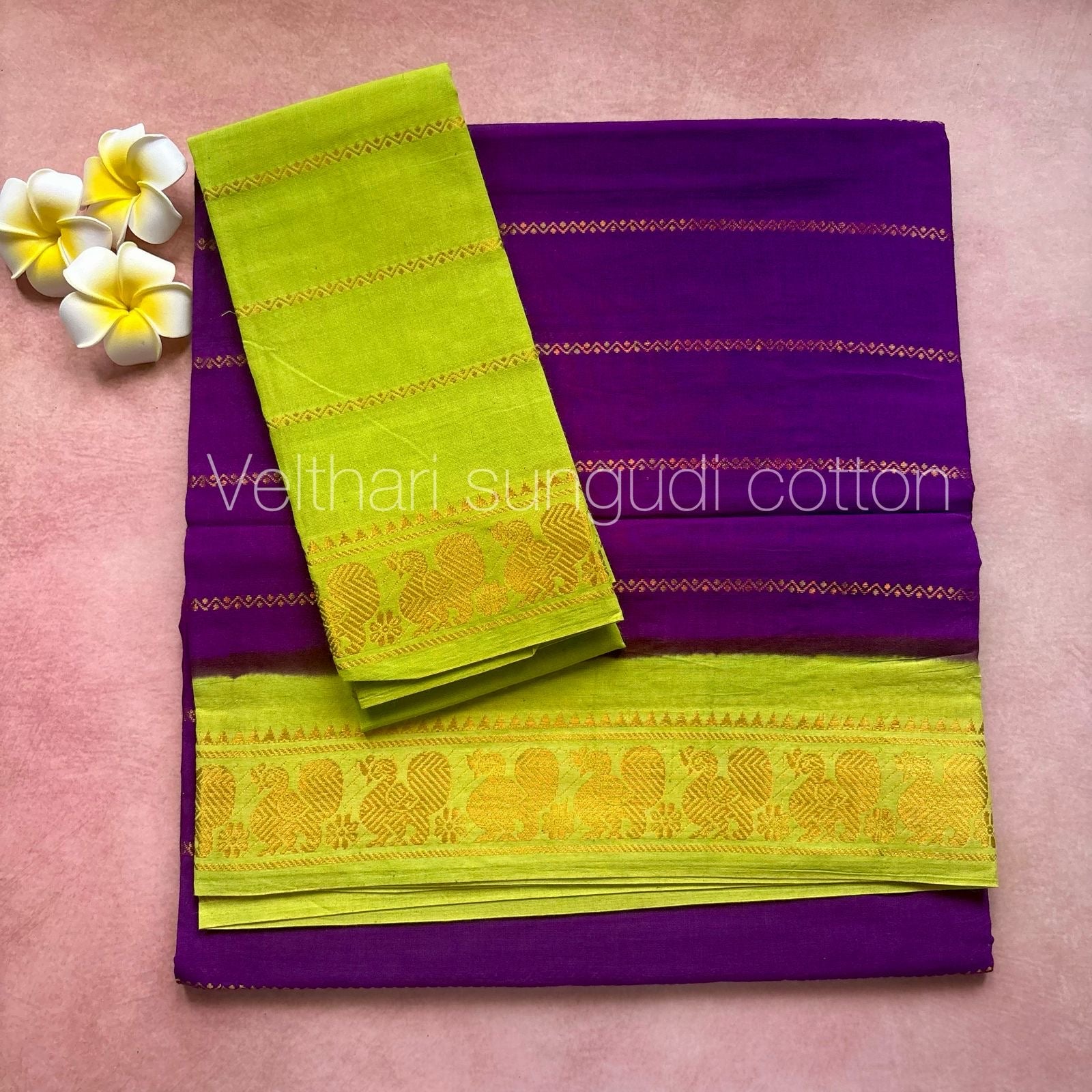 Velthari Sungudi Cotton Sarees