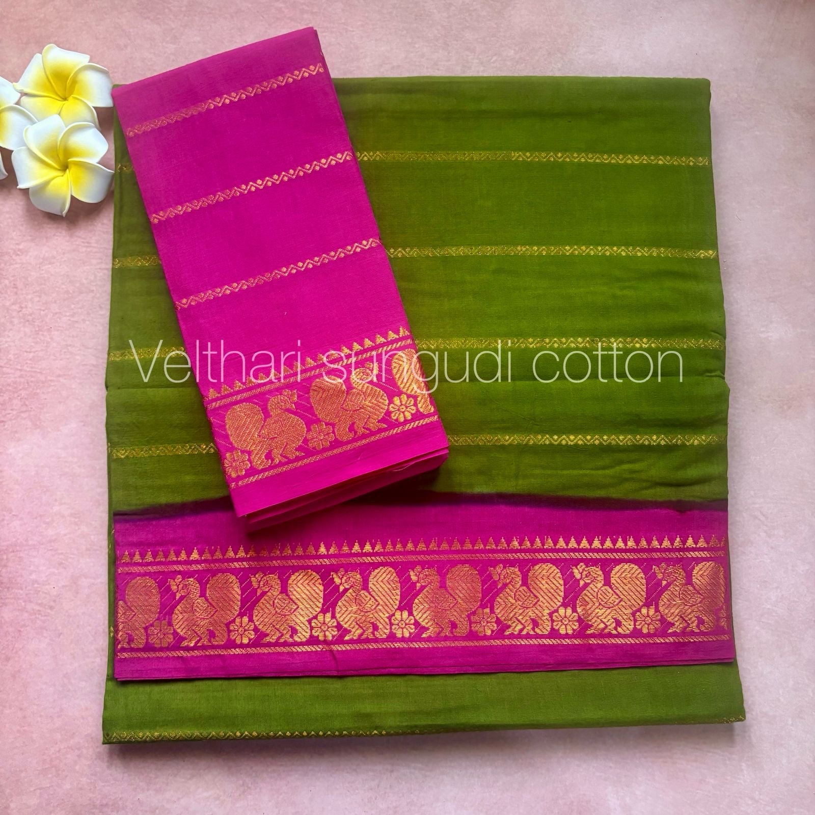 Velthari Sungudi Cotton Sarees