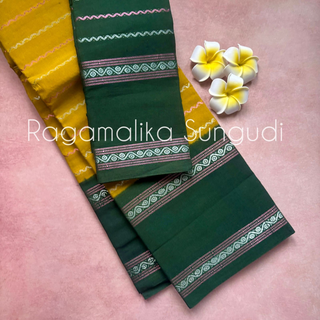 Ragamalika Sungudi Cotton Saree