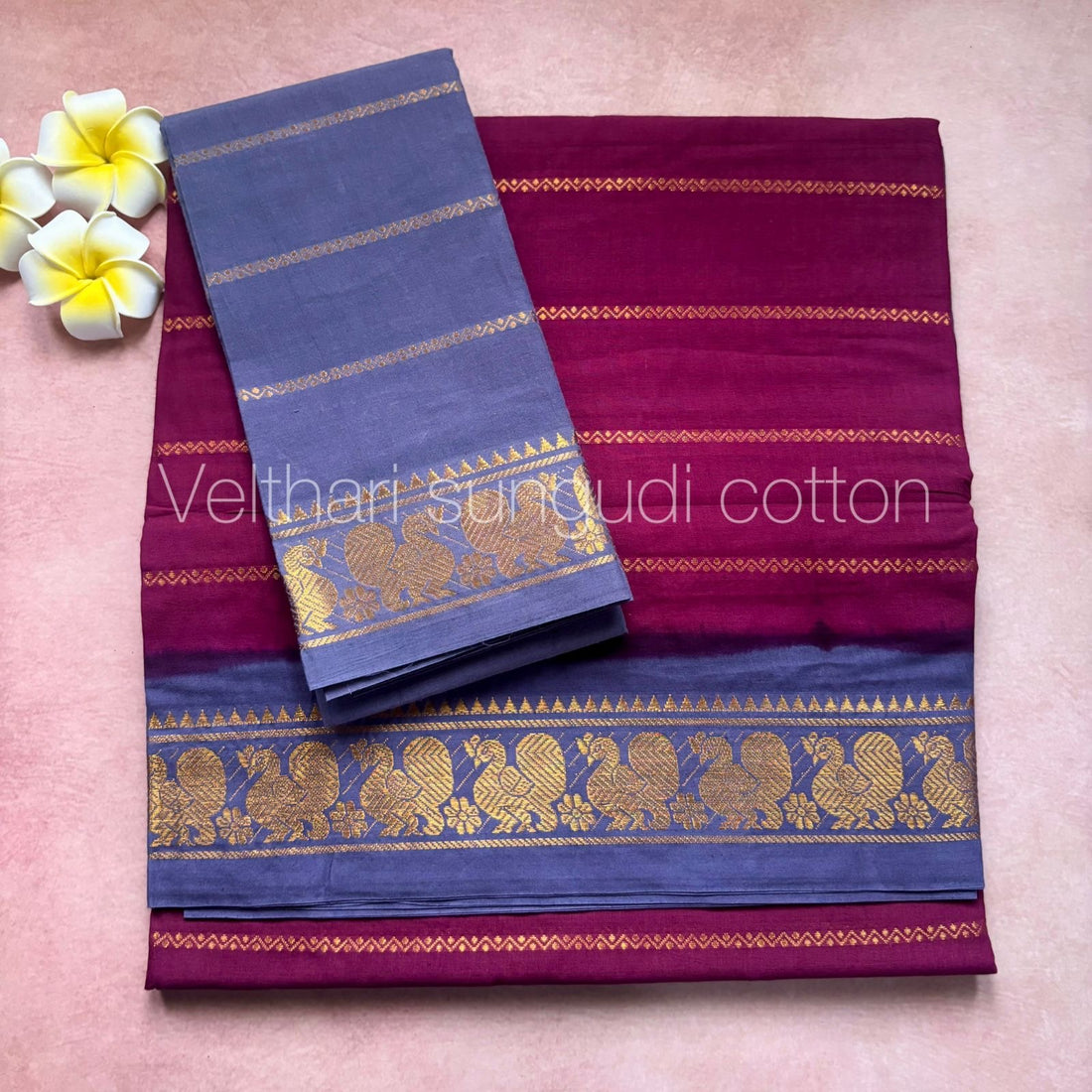 Velthari Sungudi Cotton Sarees