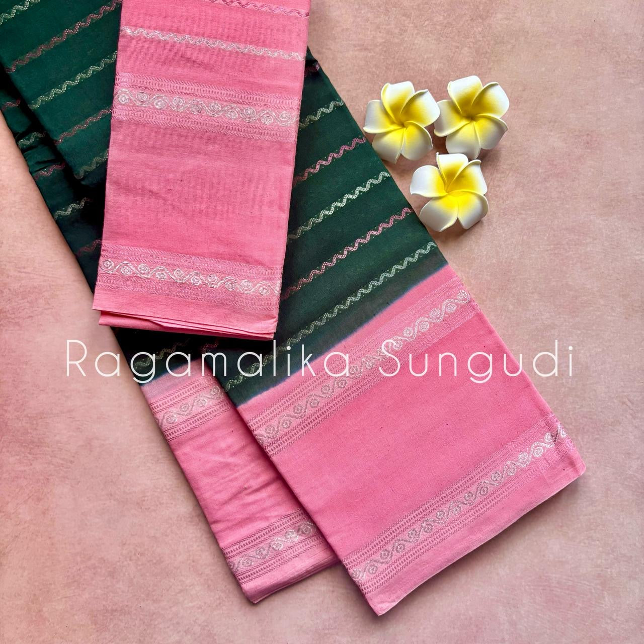 Ragamalika Sungudi Cotton Saree