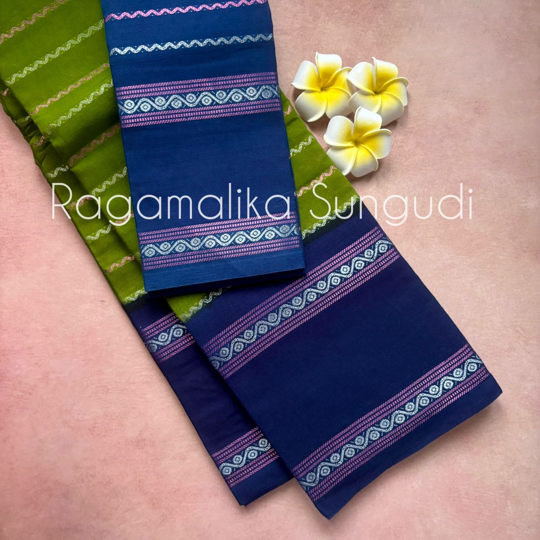 Ragamalika Sungudi Cotton Saree