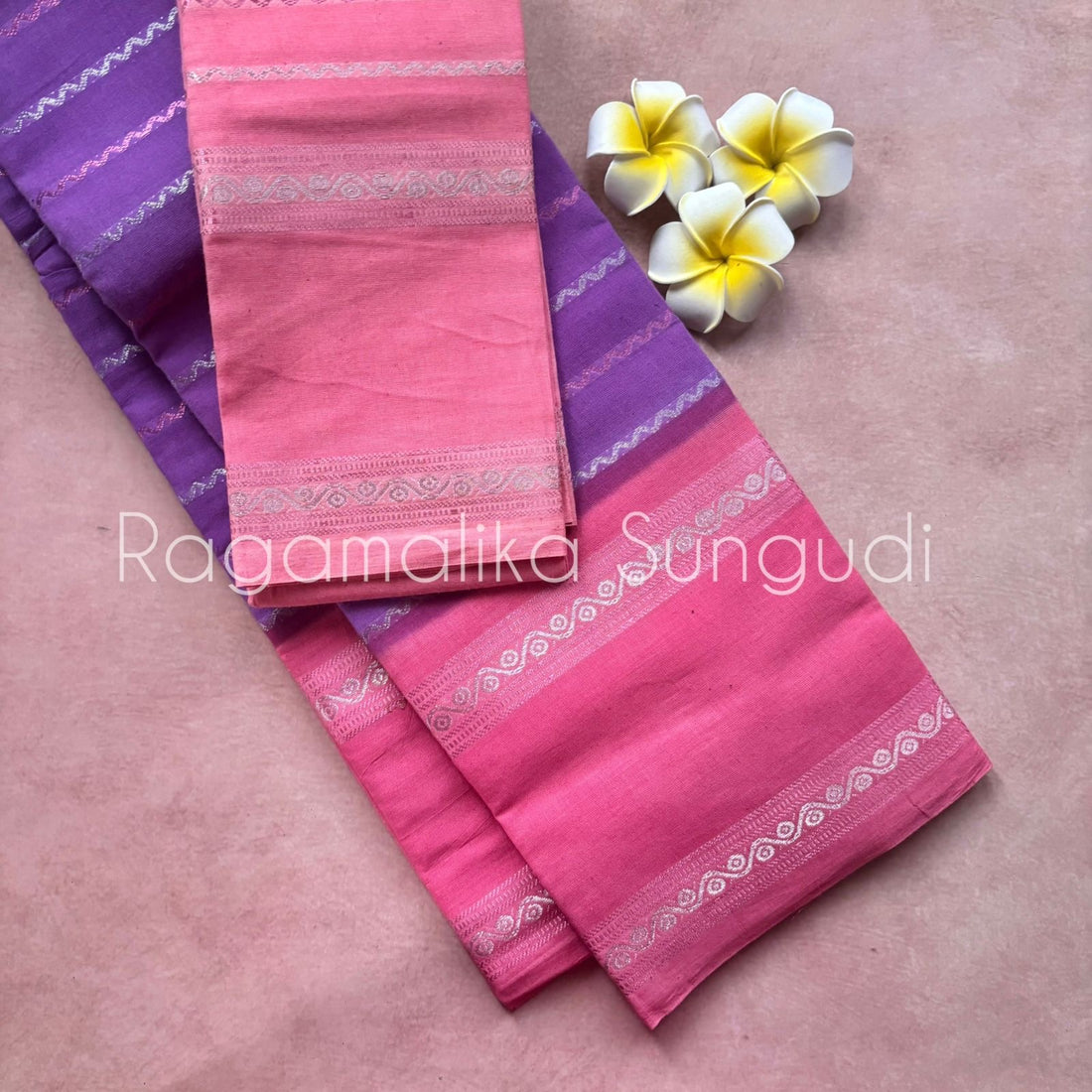 Ragamalika Sungudi Cotton Saree
