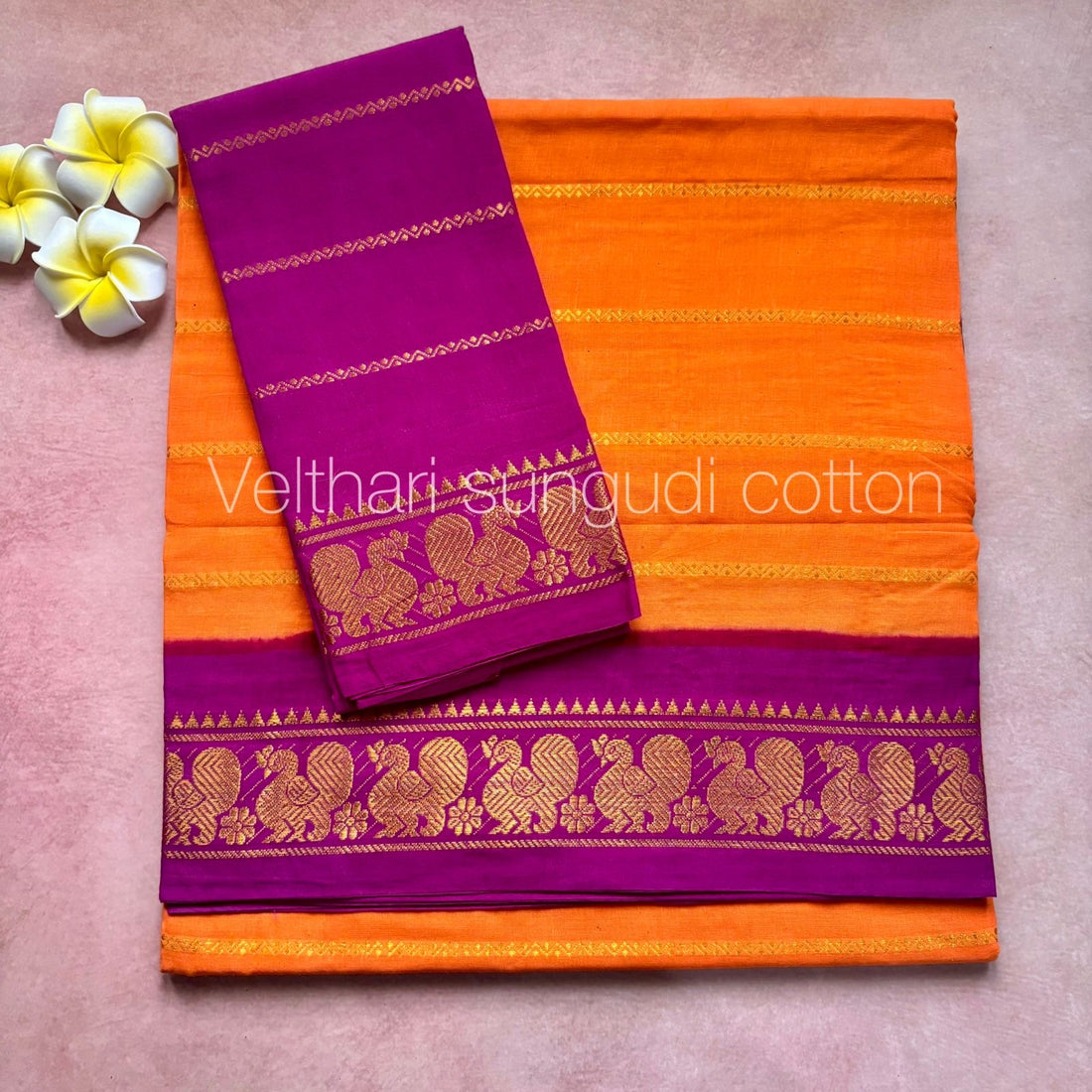 Velthari Sungudi Cotton Sarees