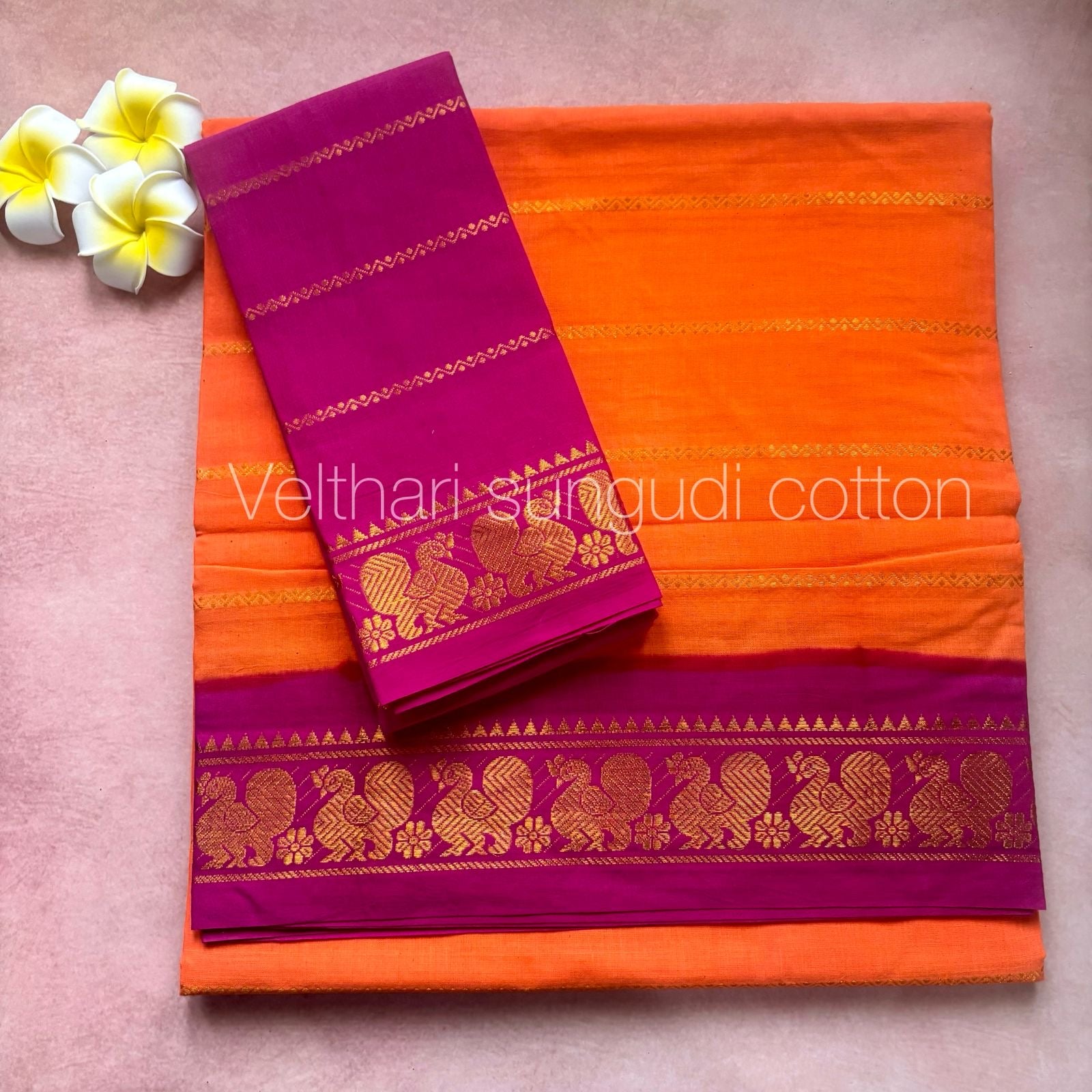 Velthari Sungudi Cotton Sarees