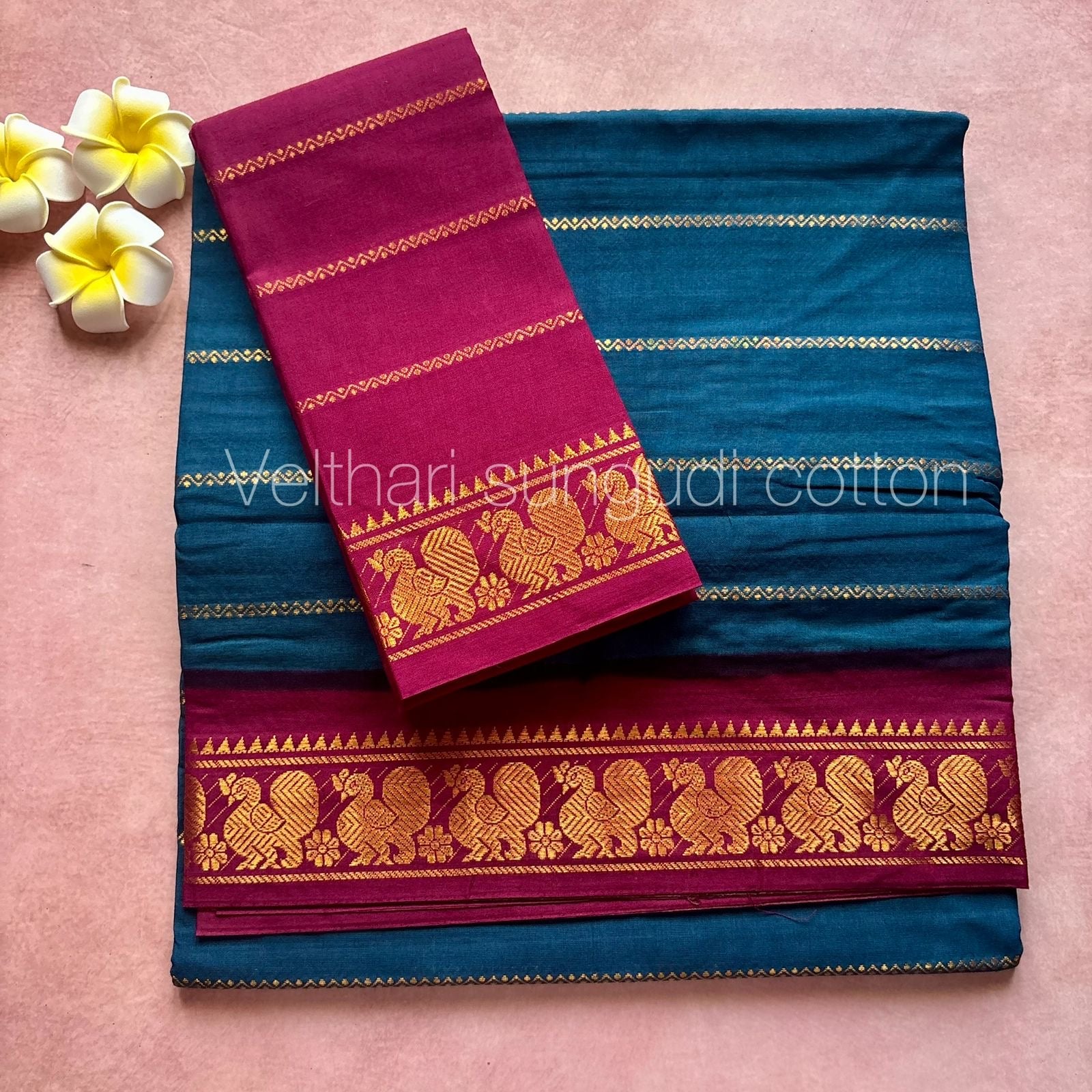 Velthari Sungudi Cotton Sarees