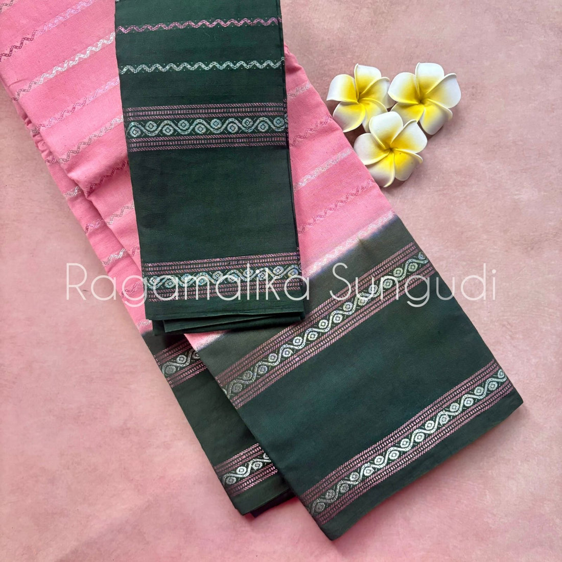 Ragamalika Sungudi Cotton Saree