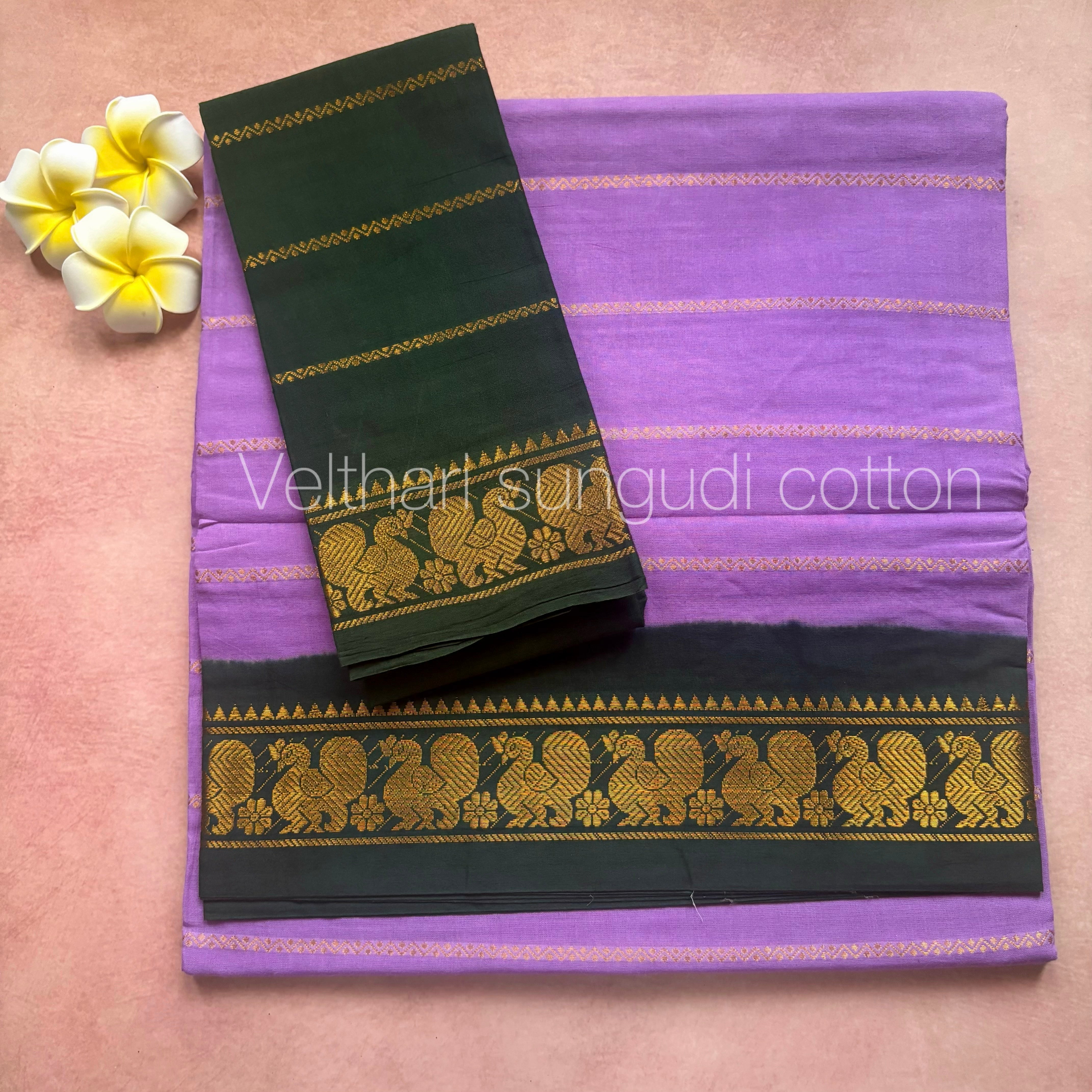 Velthari Sungudi Cotton Sarees