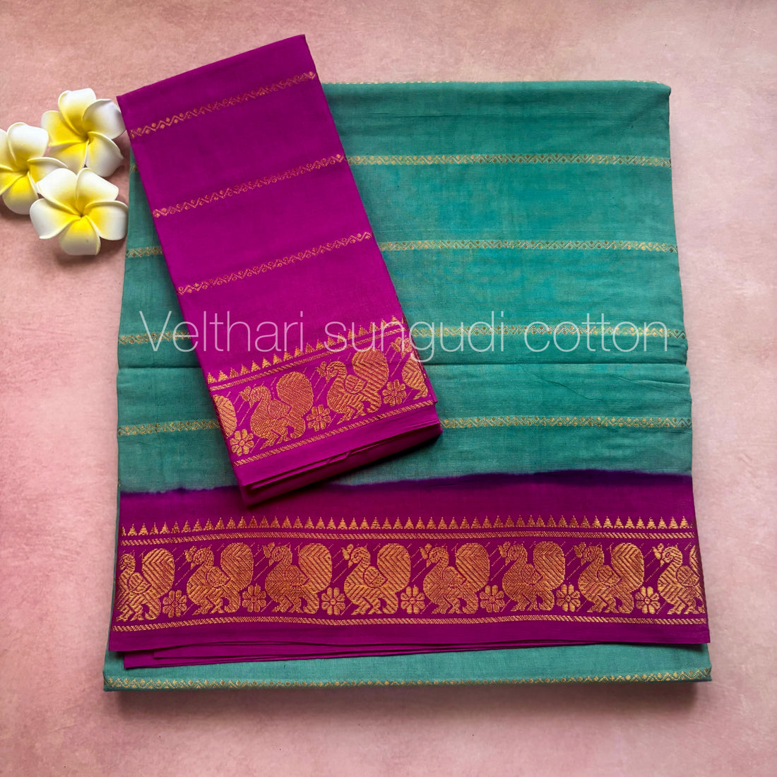 Velthari Sungudi Cotton Sarees