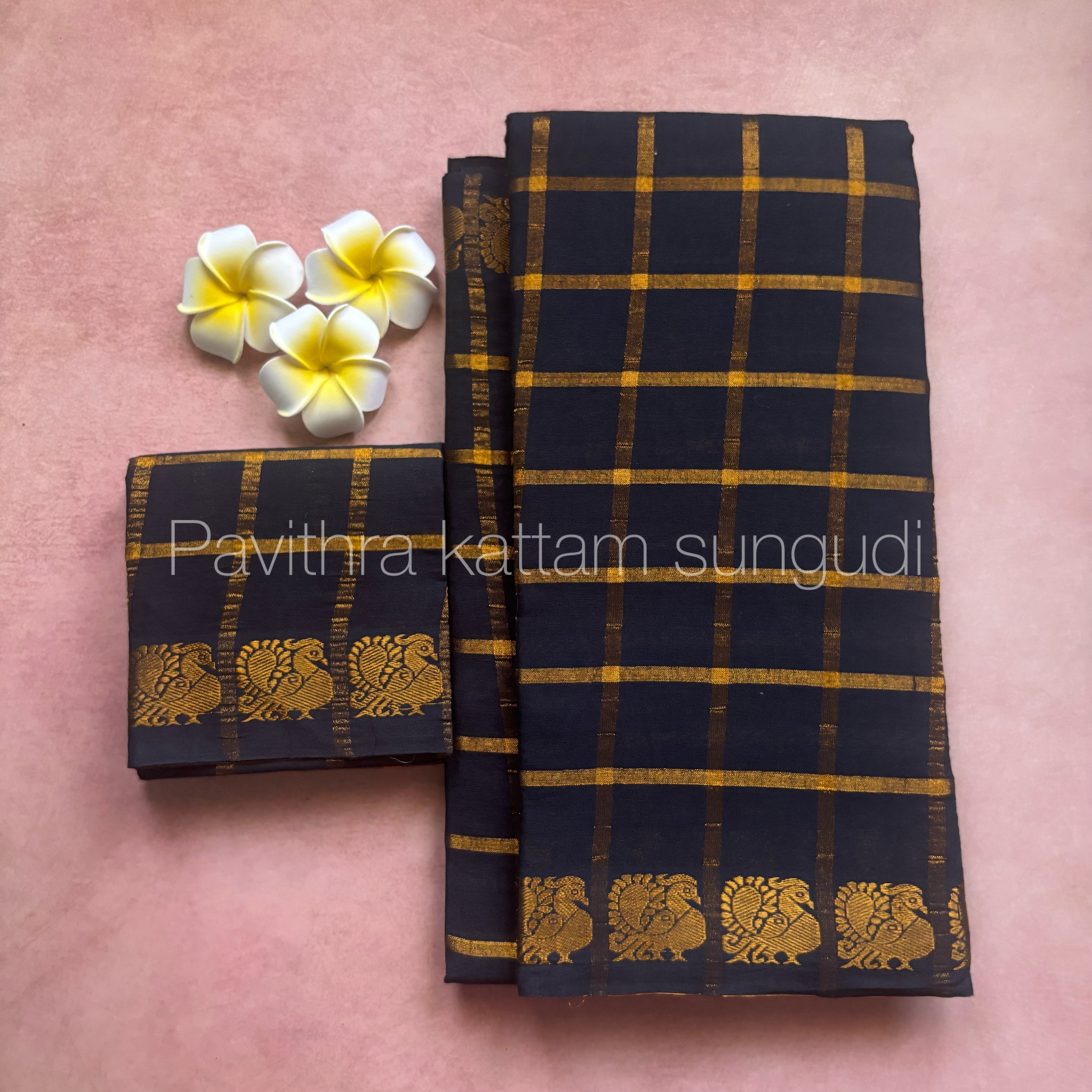 Pavithra Kattam Sungudi Cotton Sarees