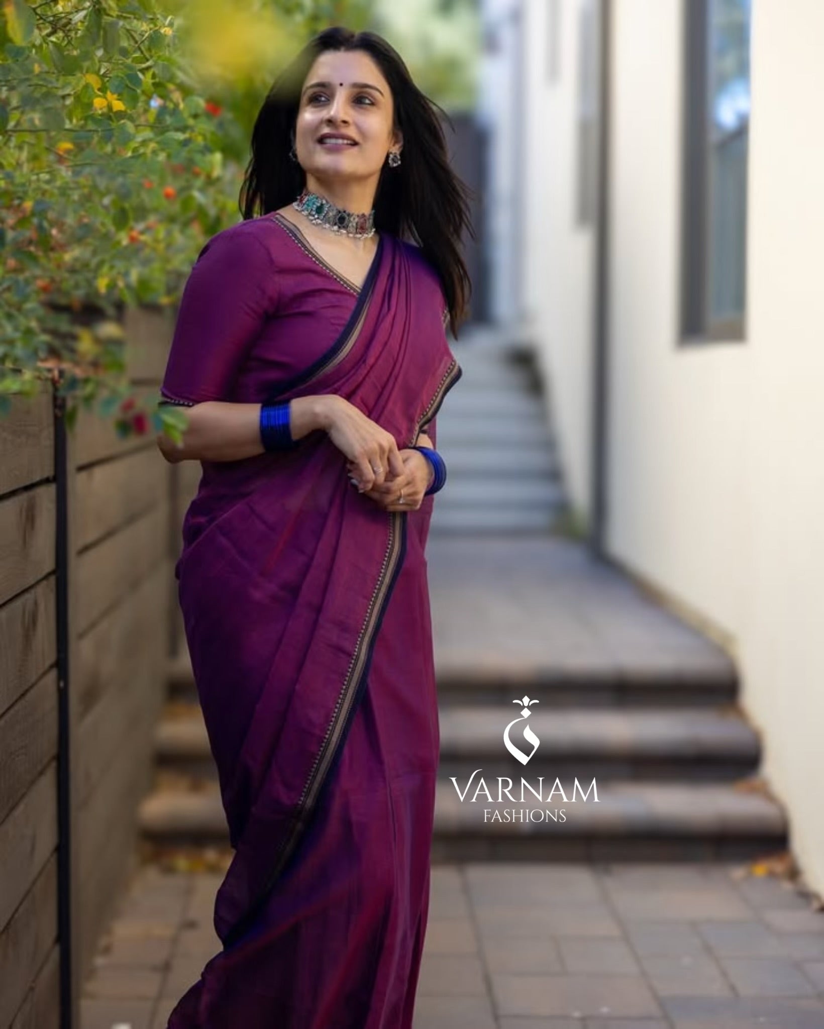 Pink Narayanpet Cotton Saree