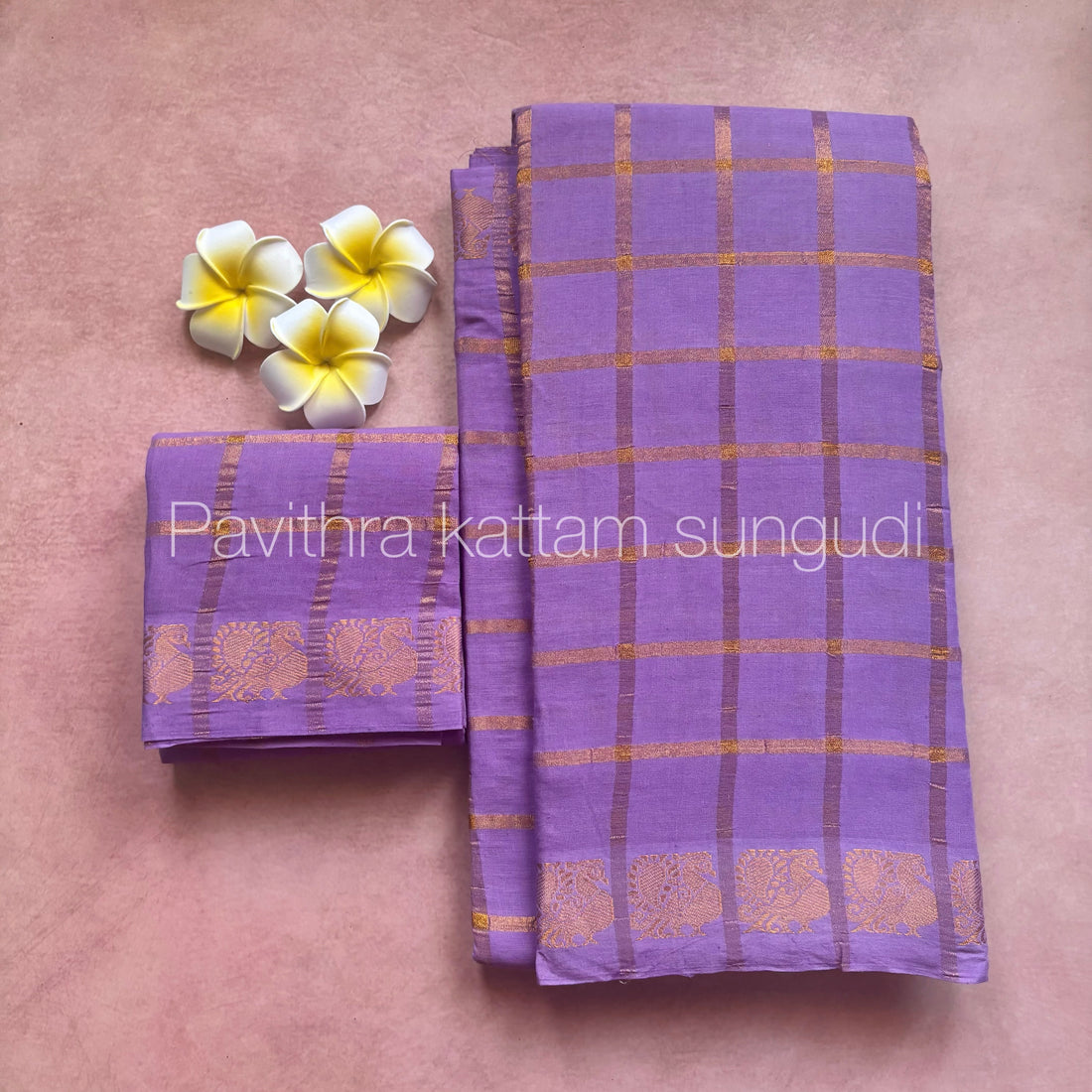 Pavithra Kattam Sungudi Cotton Sarees