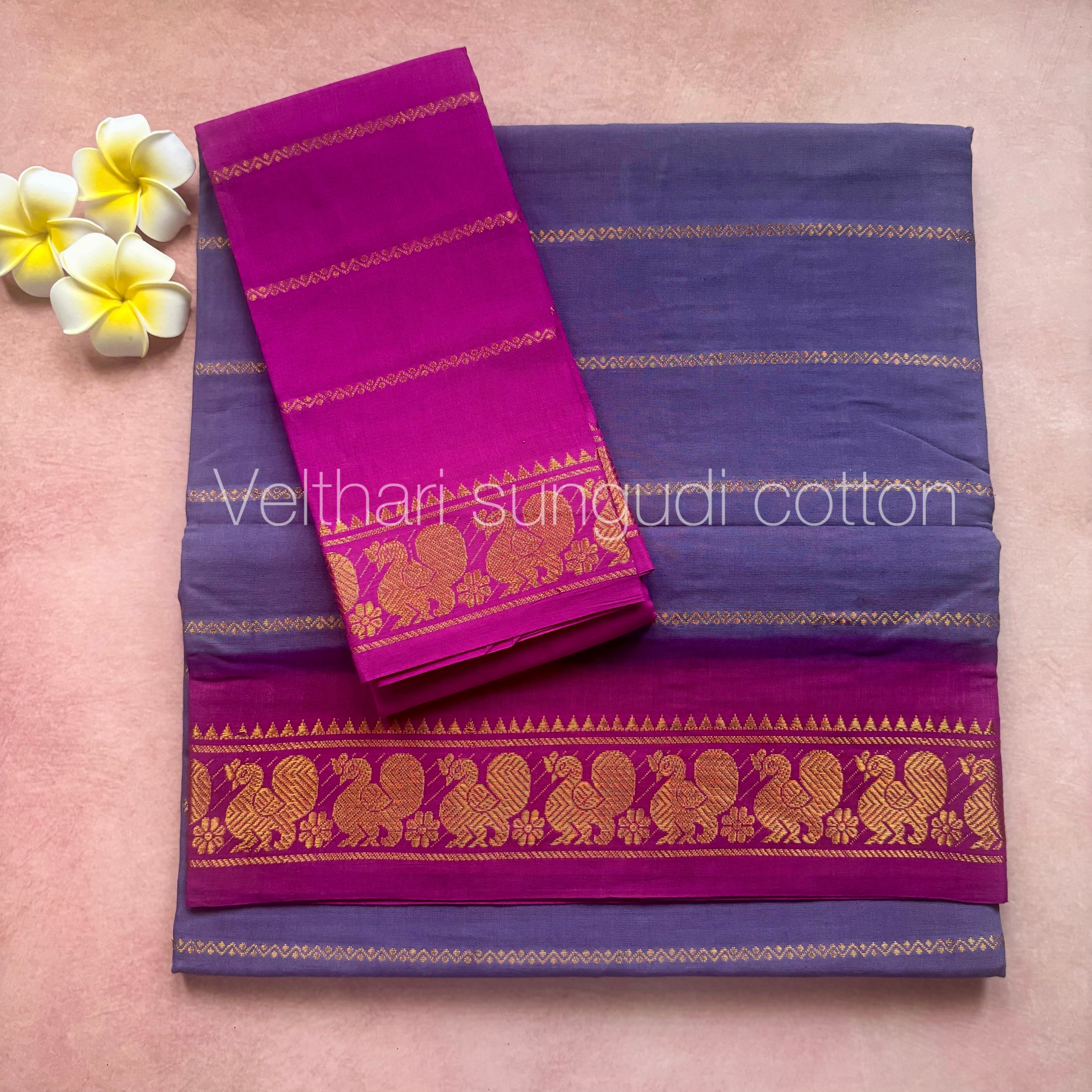 Velthari Sungudi Cotton Sarees